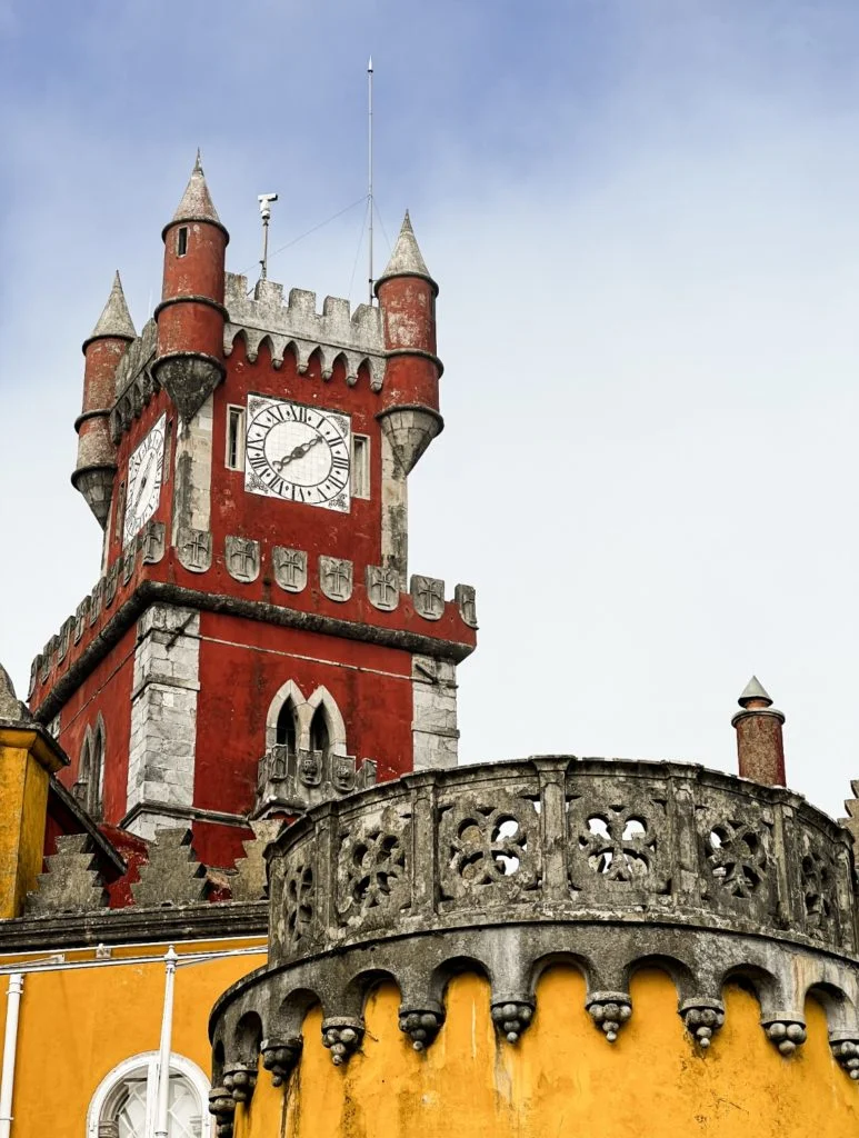A palace's clock tower.
