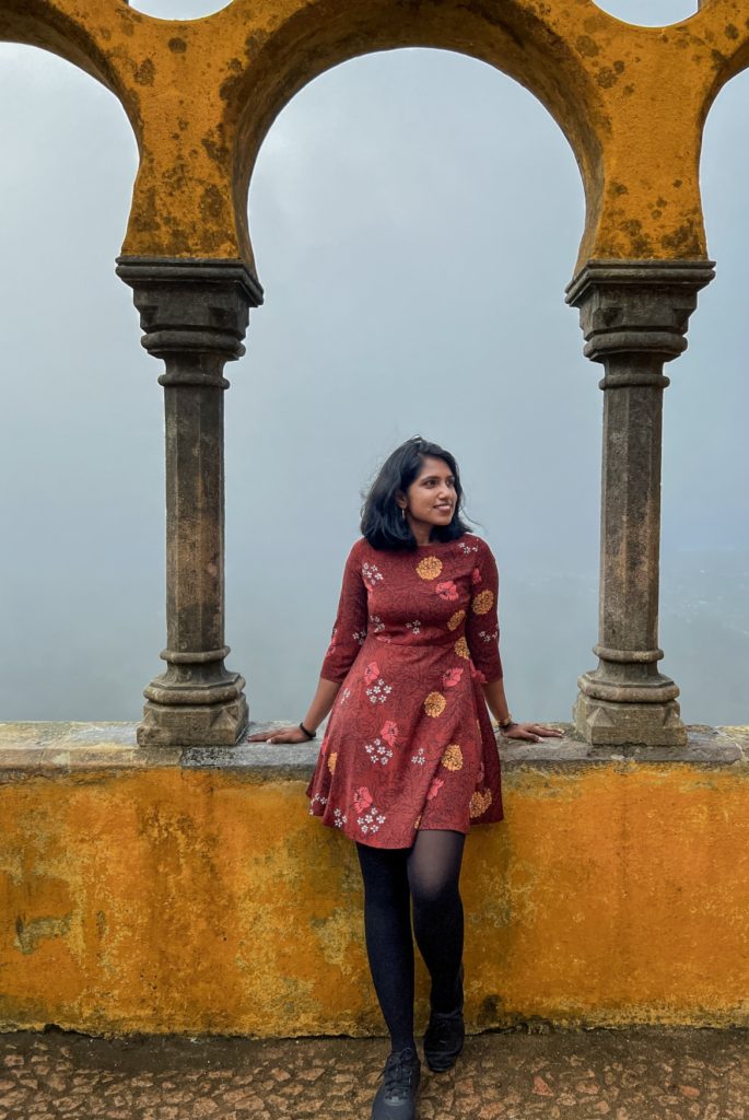 Kiki from RooKiExplorers in Pena Palace.