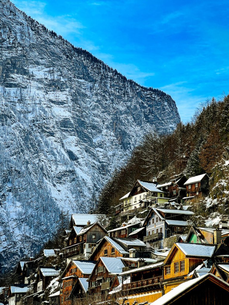 A few houses in Hallstatt.