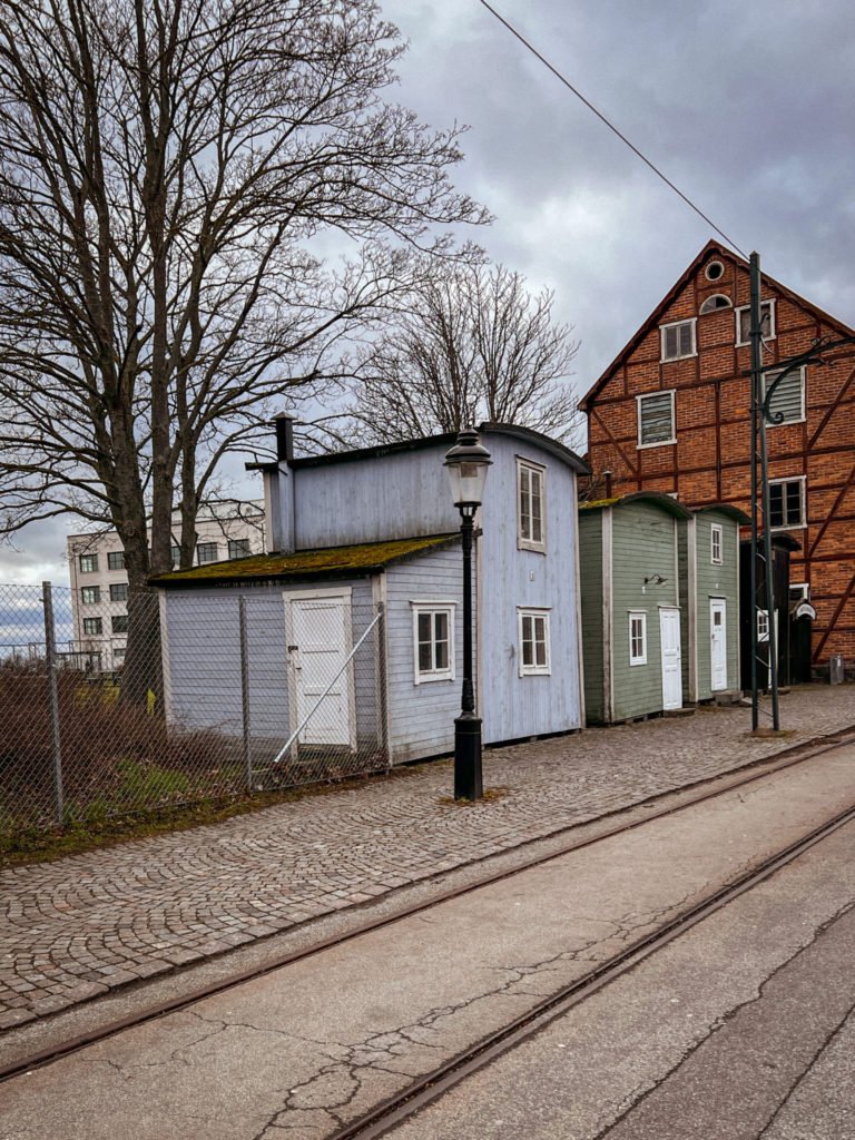 Fishing huts in Malmo.