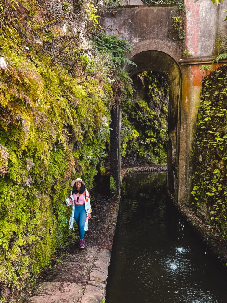 Kiki from RooKiExplorers strolling in Monte Palace Garden in Funchal.