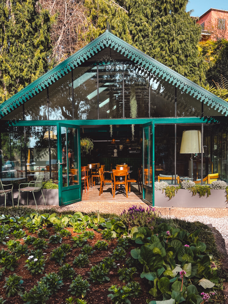 The cafe in Monte Palace Garden in Funchal.