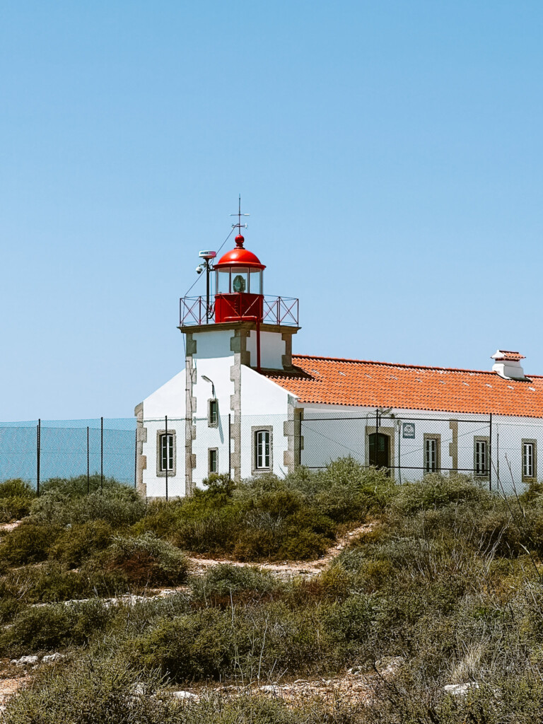 The lighthouse of Ferragudo, Algarve.
