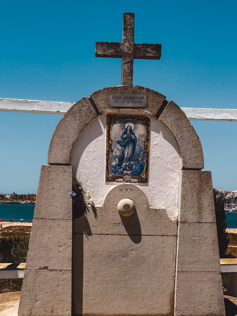 The Mother Mary Shrine in Ferragudo, Algarve.