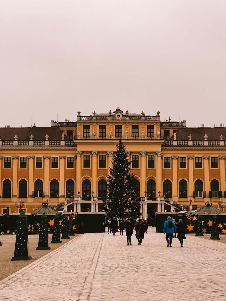The Schönbrunn Palace in Vienna.