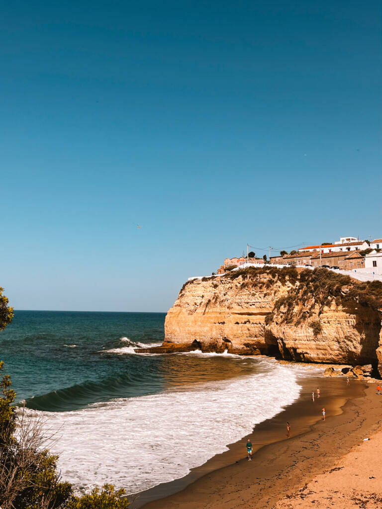 The view of Carvoeiro from a cliff.