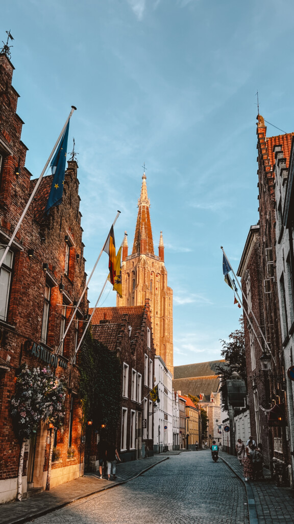 The Church of Our Lady in Bruges, Belgium.