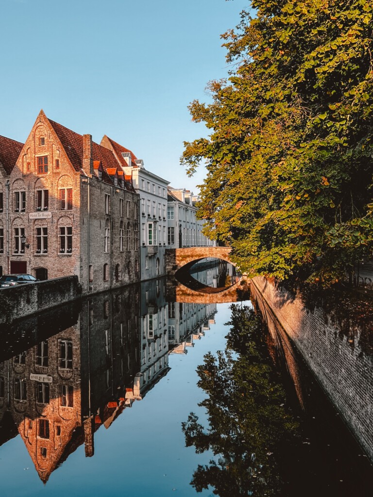 Torenbrug in Bruges, Belgium.