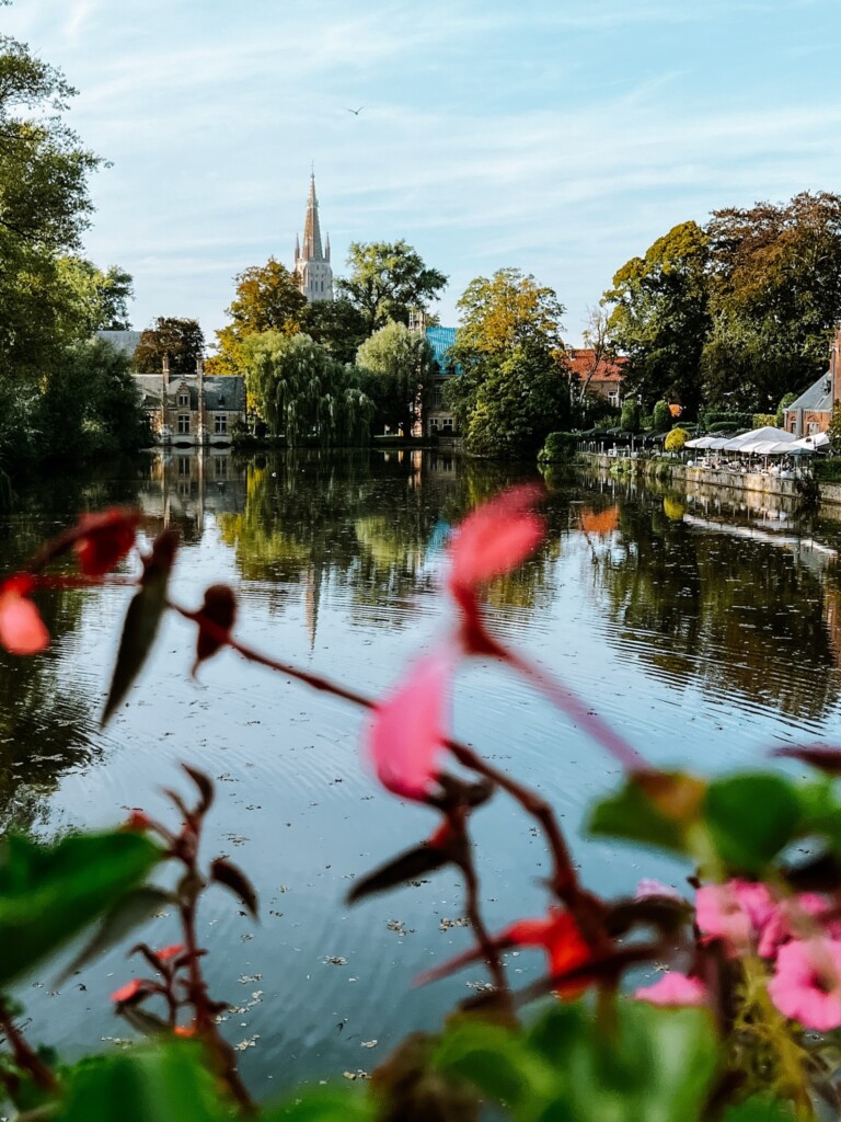 The Lake of Love in Bruges, Belgium.