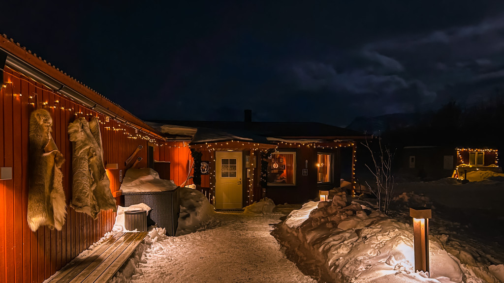The Abisko Mountain Lodge in Abisko, Sweden.