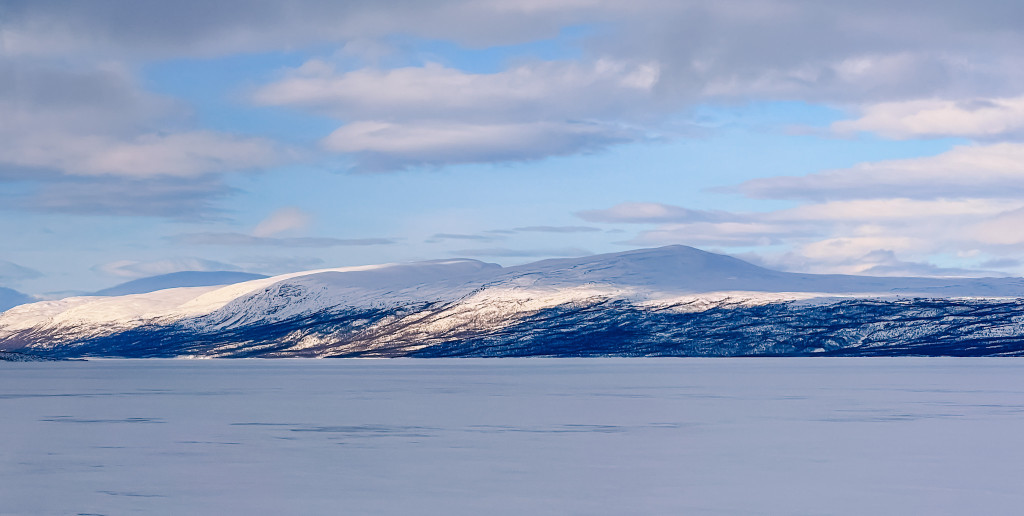 View of Scandes from Abisko.